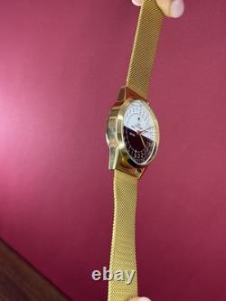 Montre vintage Raketa 24h automatique poignet homme russe soviétique URSS Sputnik jour