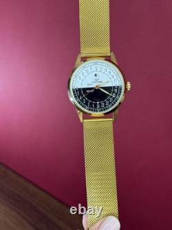 Montre vintage Raketa 24h automatique poignet homme russe soviétique URSS Sputnik jour