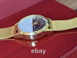 Montre vintage Raketa 24h automatique poignet homme russe soviétique URSS Sputnik jour