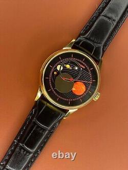 Montre vintage Raketa Moon Sun Kopernik soviétique URSS Russe mécanique planète 20e siècle