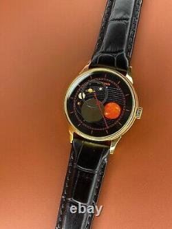 Montre vintage Raketa Moon Sun Kopernik soviétique URSS Russe mécanique planète 20e siècle