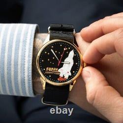 Montre vintage Raketa Spacecraft mécanique Buran soviétique URSS russe pour homme au poignet