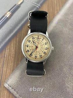 Montre vintage Raketa à remontage mécanique Aviator Wrist Russe soviétique de l'URSS Militaire Rare