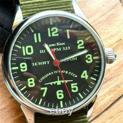 Montre vintage Raketa mécanique Storm Aviator URSS russe bracelet soviétique pour homme