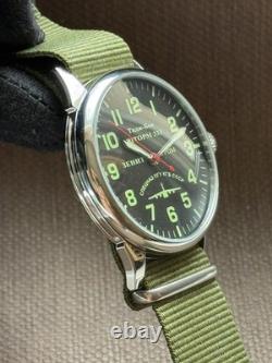 Montre vintage Raketa mécanique Storm Aviator URSS russe bracelet soviétique pour homme
