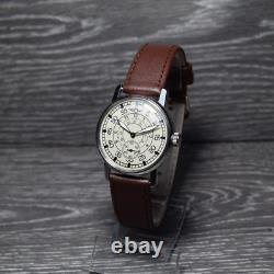 Montres Vintage Pobeda Hommes Soviet Wrist Watch Mécanique Russie Urss Wristwatch