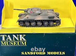 Musée des Tanks Solido WWII URSS T34 T34/76 Armée Soviétique Russe Panzer Char 1/50
