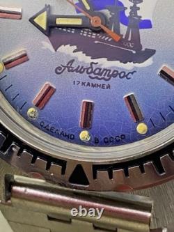 NOS VOSTOK Komandirskie Amphibian Albatros URSS montre soviétique russe #9005