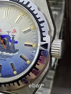 NOS VOSTOK Komandirskie Amphibian Albatros URSS montre soviétique russe #9005