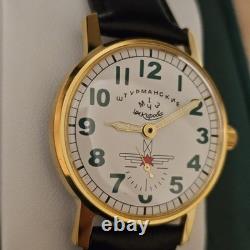 NOUVEAU ! Montre Pobeda Aviation Mécanique URSS Soviétique Poignet Russe Rare pour Homme