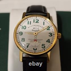 NOUVEAU ! Montre Pobeda Aviation Mécanique URSS Soviétique Poignet Russe Rare pour Homme
