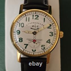 NOUVEAU ! Montre Pobeda Aviation Mécanique URSS Soviétique Poignet Russe Rare pour Homme