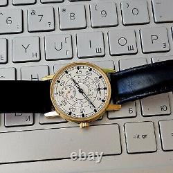 NOUVEAU! Montre Pobeda Aviation Mécanique URSS Soviétique Poignet russe rare pour hommes