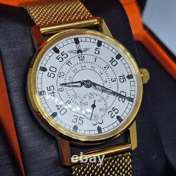 NOUVEAU ! Montre Pobeda Aviation mécanique URSS soviétique poignet russe rare pour homme