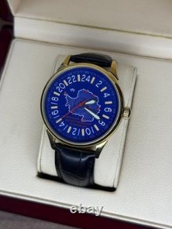 Nouveau ! Montre Raketa 24h Mécanique Antarctique Russe Jour Homme Rare Soviétique URSS