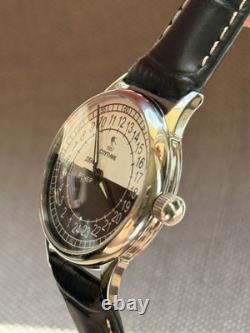 Nouveau ! Montre Raketa 24h Mécanique Sputnik Russe Jour Nuit Homme Rare URSS