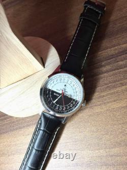 Nouveau ! Montre Raketa 24h Mécanique Sputnik Russe Jour Nuit Homme Rare URSS