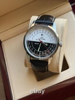 Nouveau ! Montre Raketa 24h Mécanique Sputnik Russe Jour Nuit Hommes Soviétique Rare URSS