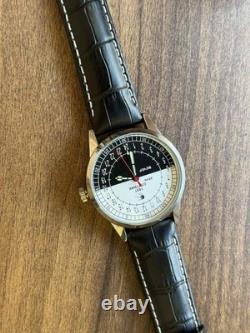 Nouveau ! Montre Raketa 24h Mécanique Sputnik Russe Jour Nuit Hommes Soviétique Rare URSS