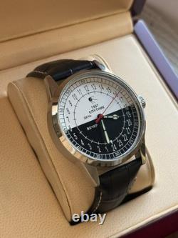 Nouveau ! Montre Raketa 24h Mécanique Sputnik Russe Jour Nuit Hommes Soviétique Rare URSS