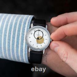 Nouveau! Montre Raketa Moon Soleil Copernique Soviet Urss Russe Mécanique Vintage Rare