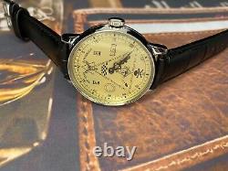 Nouveau! Pobeda Maçonnique Montre Mécanique Russe Soviet Urss Hommes Rare Wrist