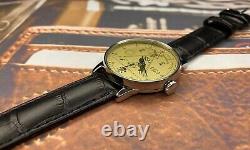 Nouveau! Pobeda Maçonnique Montre Mécanique Russe Soviet Urss Hommes Rare Wrist