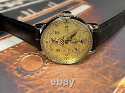 Nouveau! Pobeda Maçonnique Montre Mécanique Russe Soviet Urss Hommes Rare Wrist