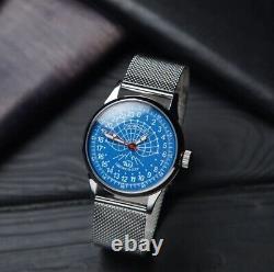 Nouveau! Raketa Watch 24h Polar Automatique Russe Soviet Urss Rare Vintage