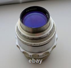 Objectif Vintage Russe Soviétique URSS Jupiter-11 f4/135mm No. 6100457 avec Boîte