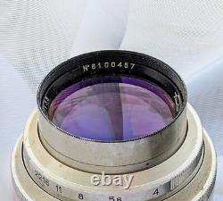 Objectif Vintage Russe Soviétique URSS Jupiter-11 f4/135mm No. 6100457 avec Boîte