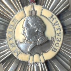 Ordre soviétique russe Koutouzov étoile rouge médaille insigne militaire URSS (1135)