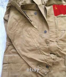 Original De L'armée Russe Soviétique Costume Afghan (jacket + Pantalons) Afghanistan Taille De La Guerre