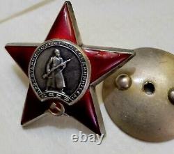 Original Russe Urss Seconde Guerre Mondiale Soviet Ordre De L'étoile Rouge