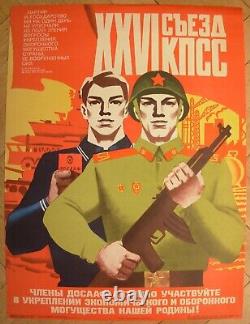 Original Russian Soviet Poster Actively particip USSR military DOSAAF propaganda
<br/>
<br/>Affiche soviétique russe originale Activement participer à la propagande militaire de l'URSS DOSAAF
