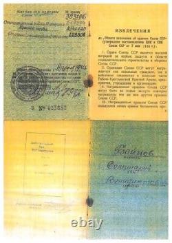 Original SOVIET USSR RUSSIAN SET GROUP OF ORDERS Great Condition<br/>Original SOVIET USSR RUSSIAN SET GROUP OF ORDERS En Excellent État