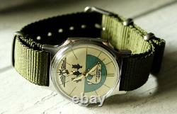 POBEDA BURAN Ours polaire antarctique Arctique URSS Montre vintage Victoire russe