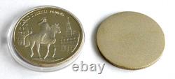 Pièce de monnaie soviétique russe en argent de 1995, 2 roubles, preuve, monnaie de l'URSS, kopeck, Joukov, guerre de la Seconde Guerre mondiale