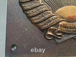 Plaque d'écusson de la frontière des armoiries de l'URSS soviétique russe KGB