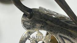 Porte-gobelets antique russe en argent 875 Vintage soviétique URSS plaqué or 68