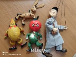 Poupée Clown en Caoutchouc Vintage Homme Personnage Russe Célèbre Époque Soviétique Ussr Cccp