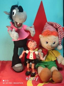 Poupée Clown en Caoutchouc Vintage Homme Personnage Russe Célèbre Époque Soviétique Ussr Cccp