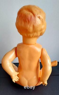 Poupée Fille en Celluloïd Grande Vintage des Années 1960 URSS Russe Soviétique