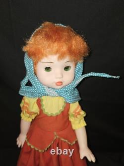 Poupée Russe Vintage aux Yeux Endormis 19 Fabrique de Jouets de Moscou Soviétique URSS