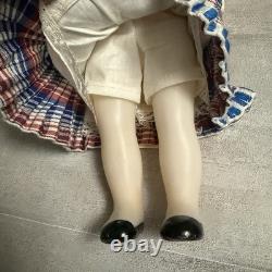 Poupée vintage NOUVELLE de l'URSS soviétique de Moscou, Estonienne des années 1960 - 70.