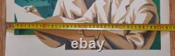 RARE Affiche d'art de propagande industrielle soviétique vintage russe URSS