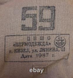 RARE Ensemble de uniforme militaire soviétique afghanka VDV Forces URSS taille 2XL 6'2