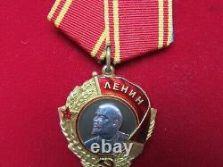 RARE Original Soviet Russian Gold & Platinum Orden ORDRE de LENINE, Low#196832