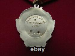 RARE Original Soviet Russian Gold & Platinum Orden ORDRE de LENINE, Low#196832