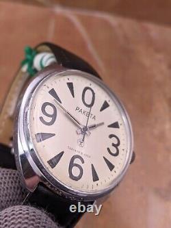 RARE Raketa BIG ZERO 2609. HA Montre soviétique pour homme vintage à bracelet fabriquée en URSS